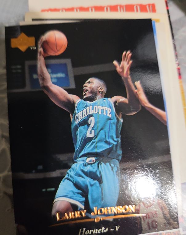 1995 Upper Deck #298 Larry Johnson — front
