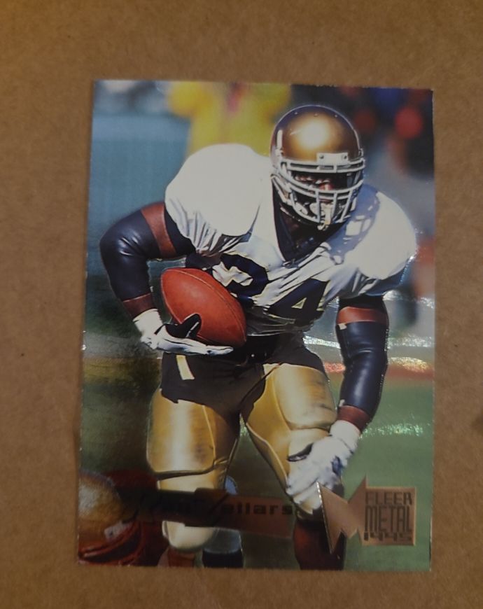 1995 Fleer Metal #123 Ray Zellars — front
