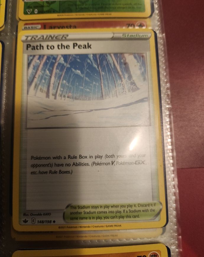 Pokemon Chilling Reign #148 Path to the Peak — front