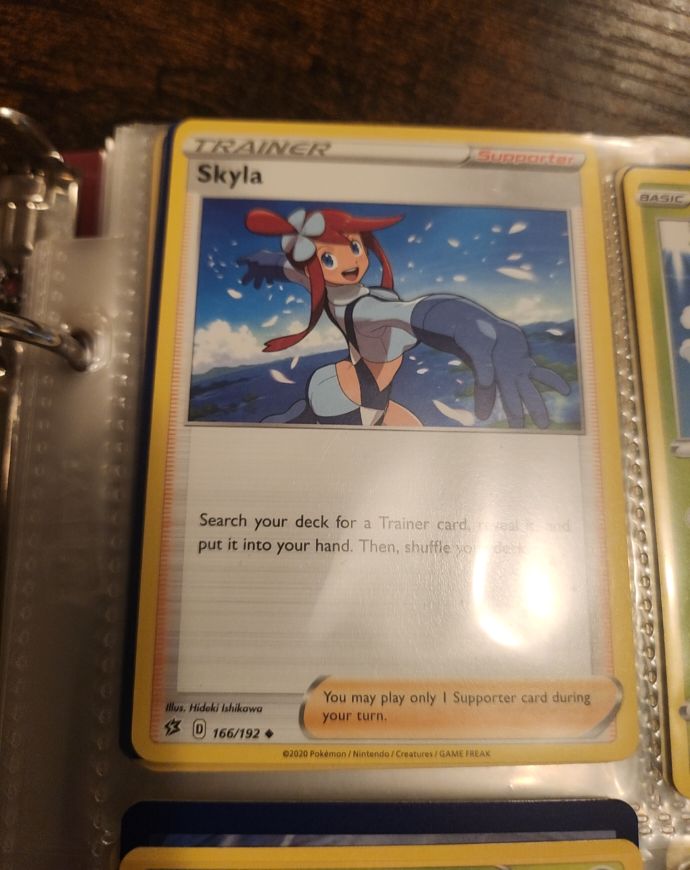 Pokemon Rebel Clash #166 Skyla — front
