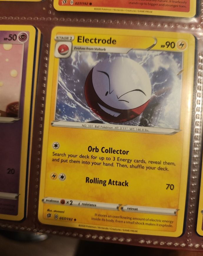 Pokemon Rebel Clash #57 Electrode — front