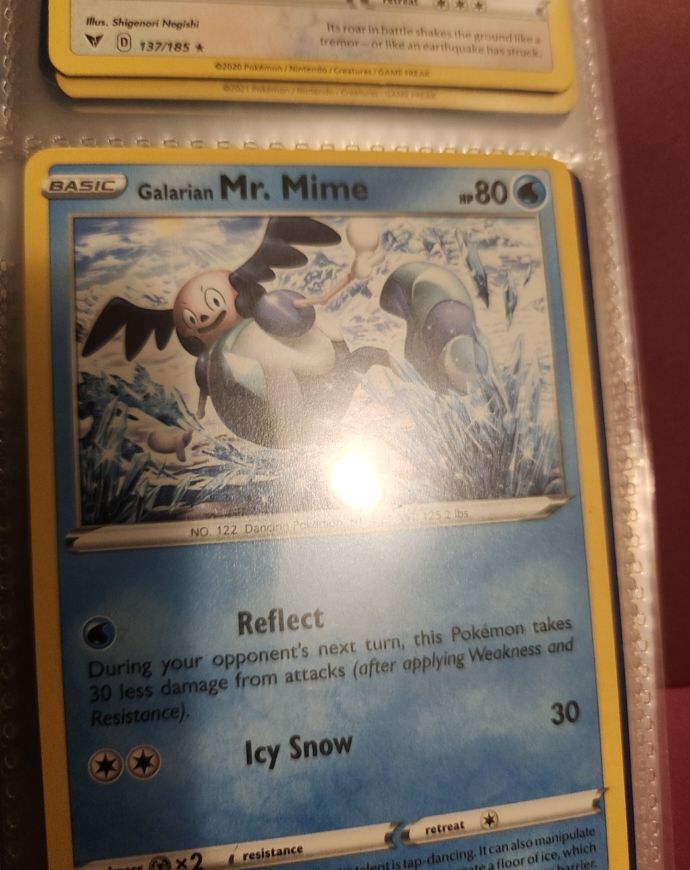 Pokemon Darkness Ablaze #35 Galarian Mr. Mime — front