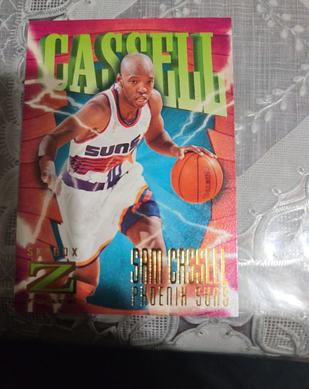 1996 Skybox Z Force #125 Sam Cassell — front