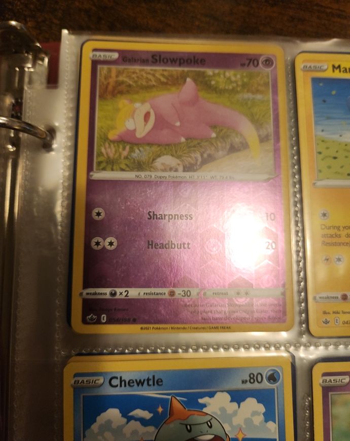 Pokemon Promo #SWSH126 Galarian Slowpoke — front