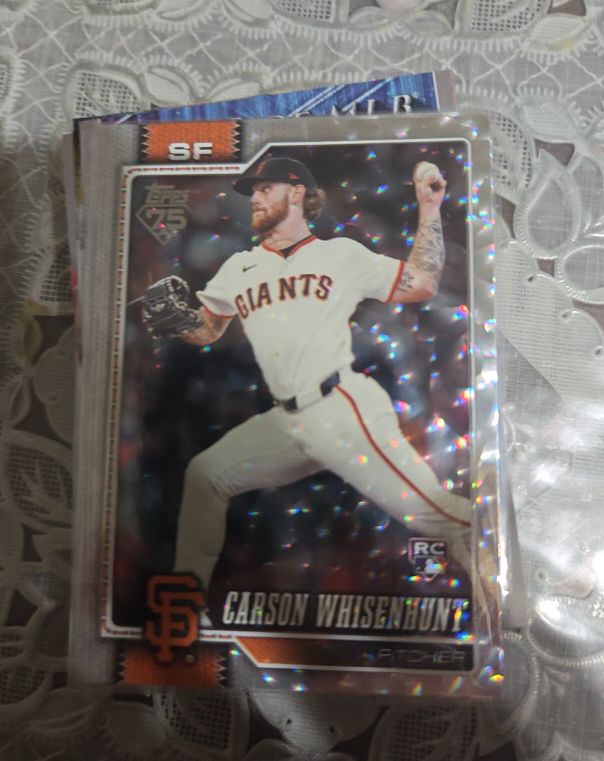2026 Topps #184 Carson Whisenhunt — front