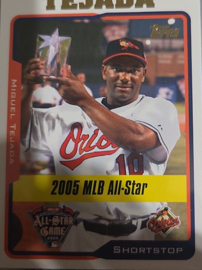 2005 Topps Updates & Highlights #UH179 Miguel Tejada — front