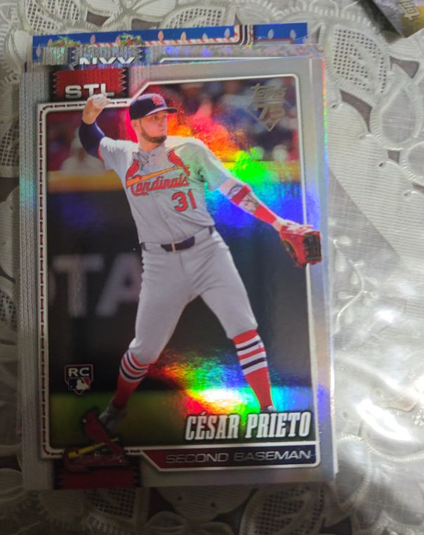 2026 Topps #95 Cesar Prieto — front