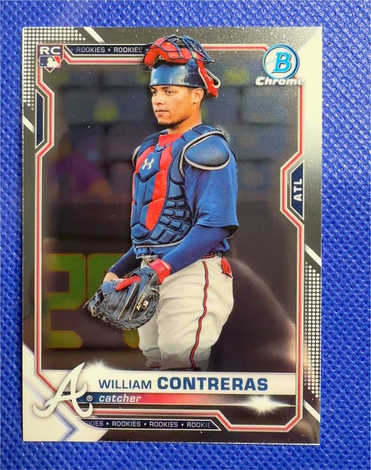 2021 Bowman Chrome #38 William Contreras — front