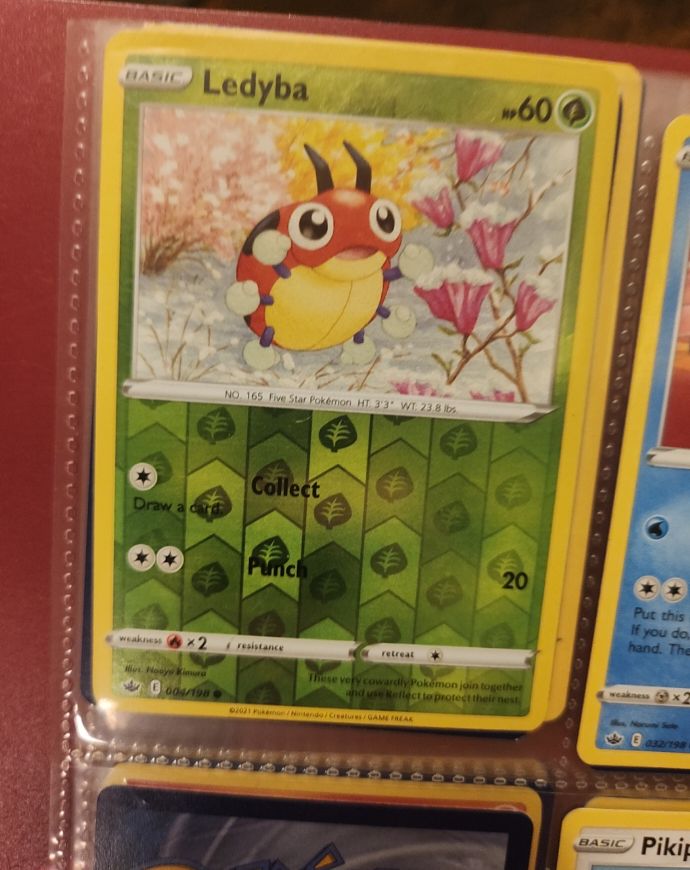 Pokemon Chilling Reign #4 Ledyba — front