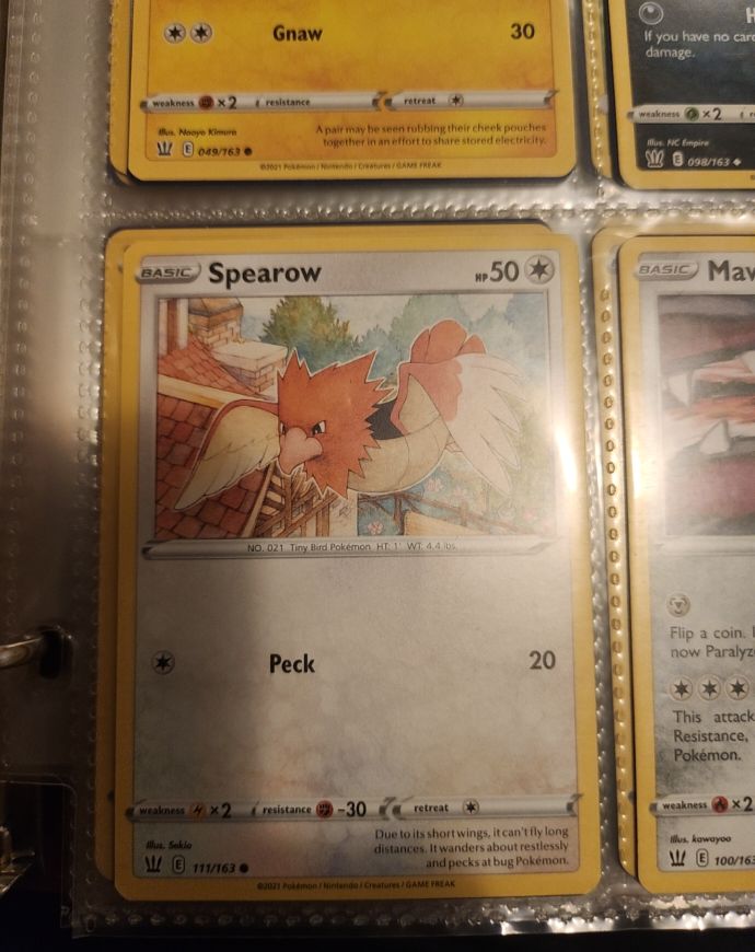 Pokemon Battle Styles #111 Spearow — front
