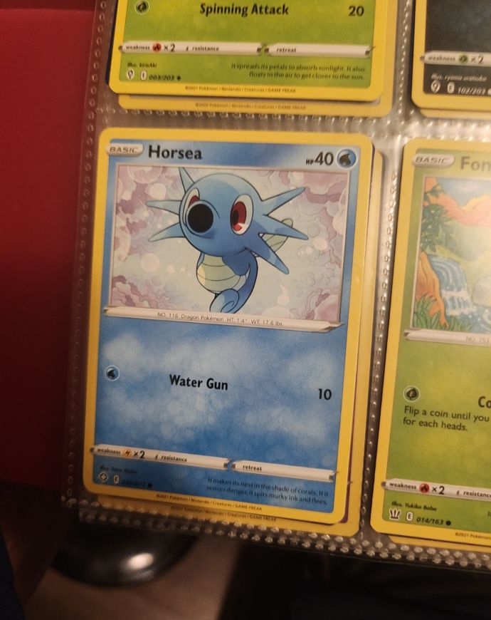 Pokemon Lost Origin #35 Horsea — front