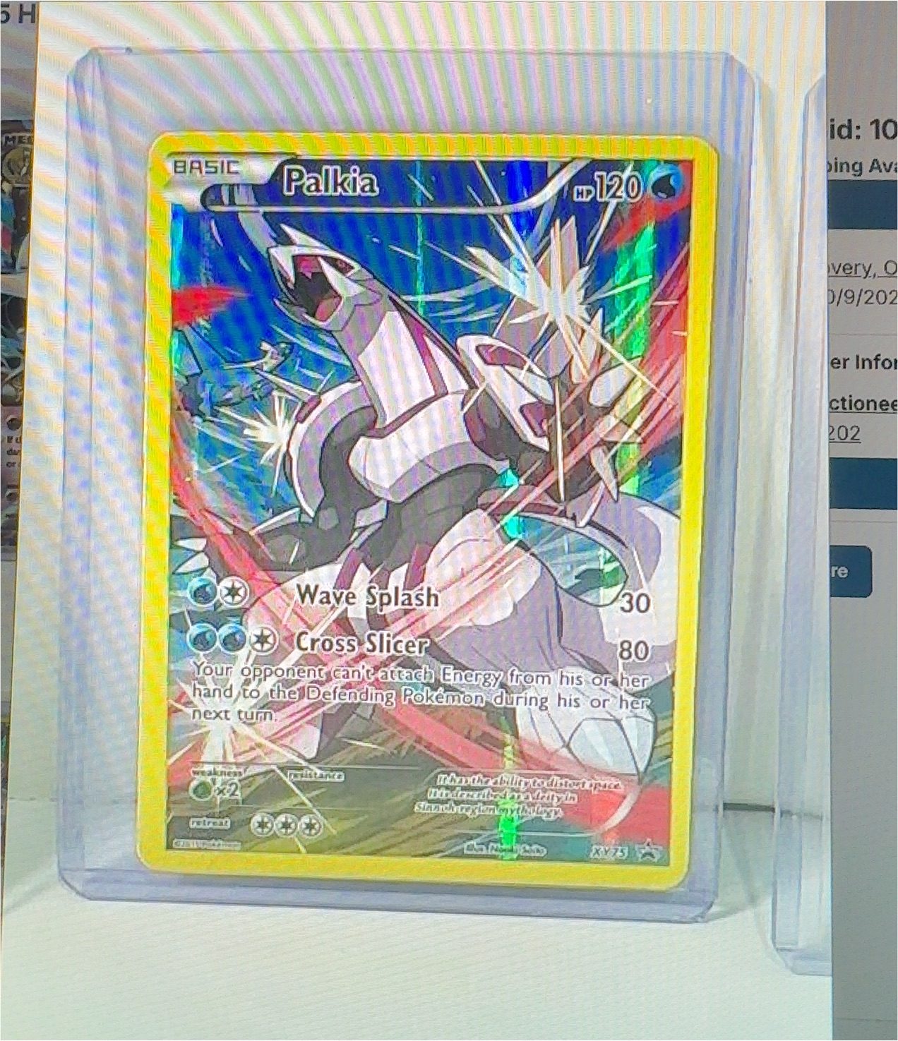 Pokemon Promo #XY75 Palkia — front