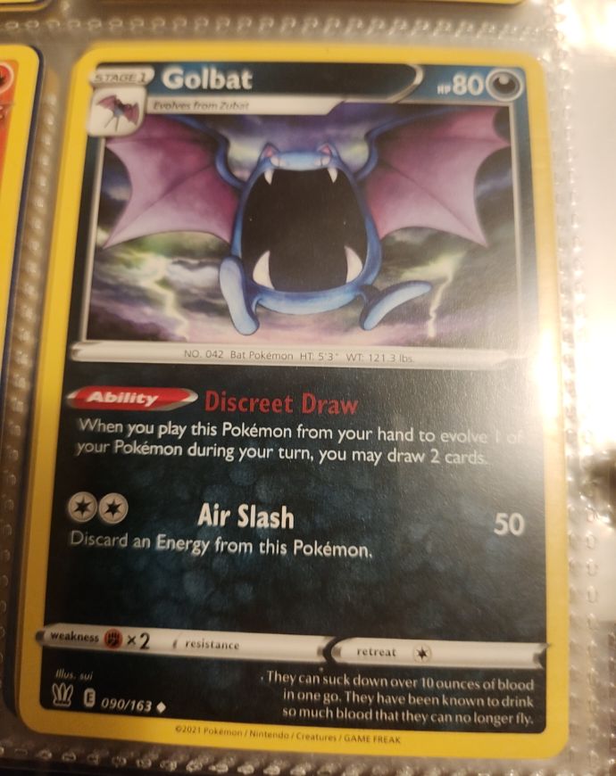 Pokemon Battle Styles #90 Golbat — front