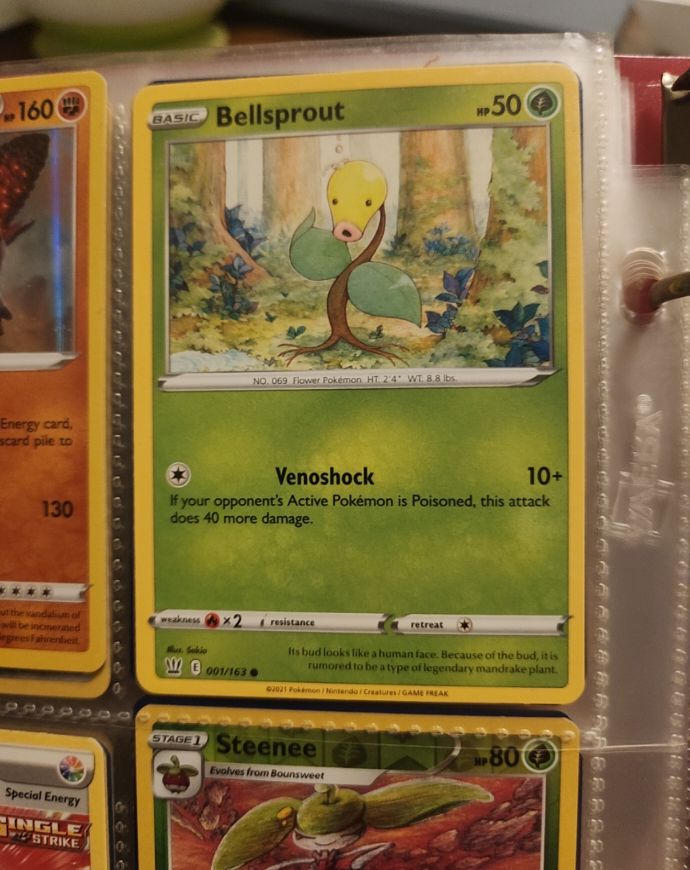Pokemon Battle Styles #1 Bellsprout — front
