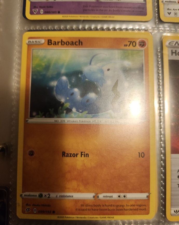 Pokemon Rebel Clash #99 Barboach — front