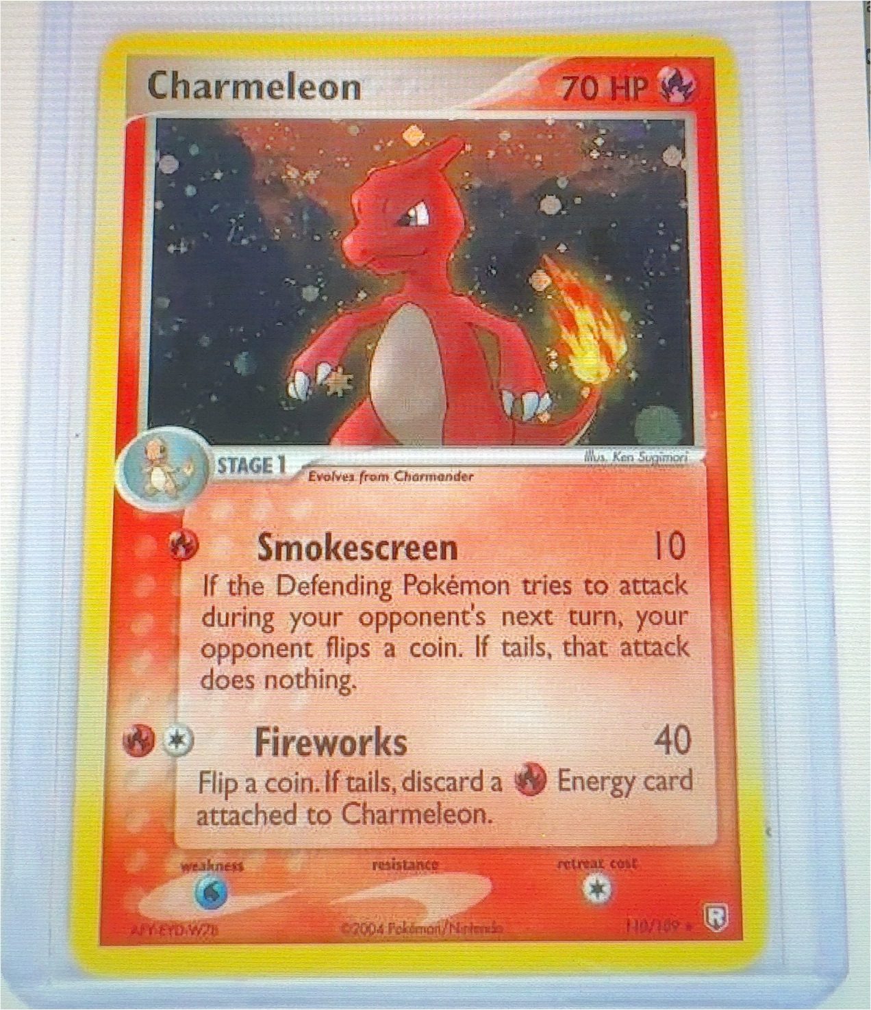 Pokemon Team Rocket Returns #110 Charmeleon — front