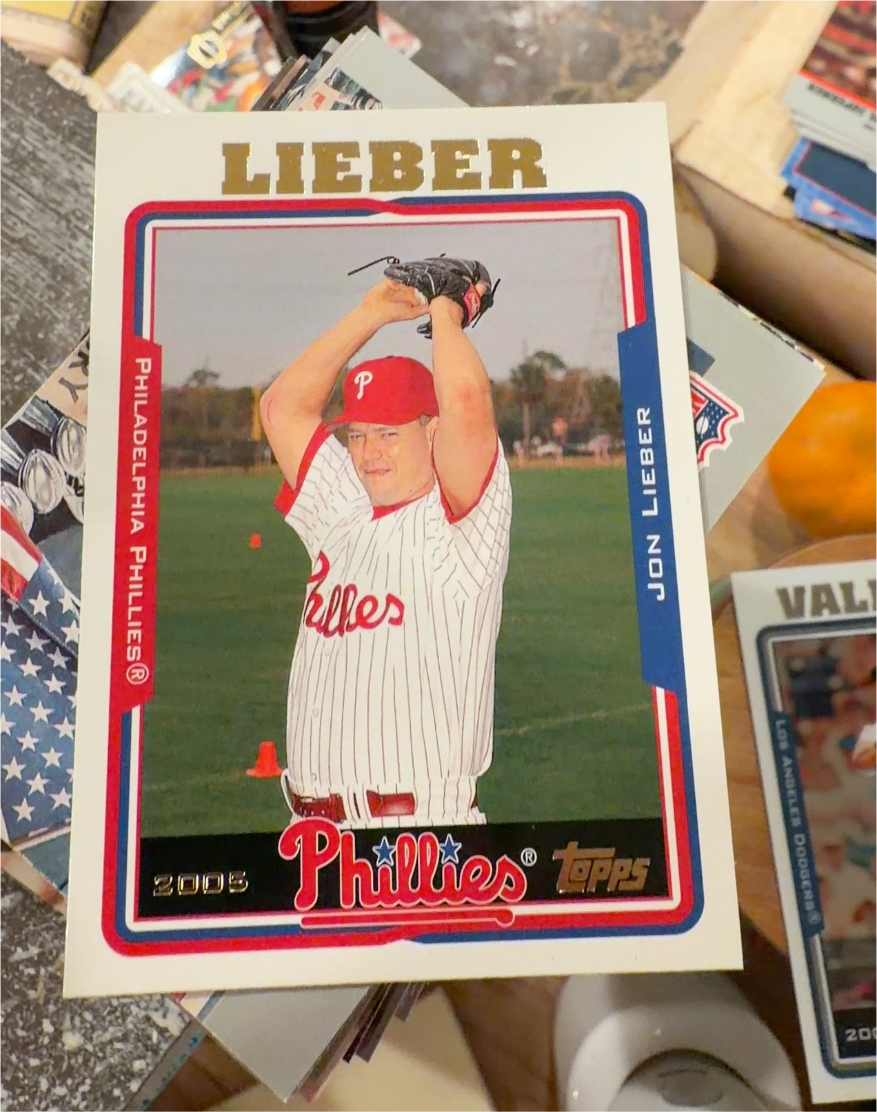 2005 Topps Updates & Highlights #UH63 Jon Lieber — front