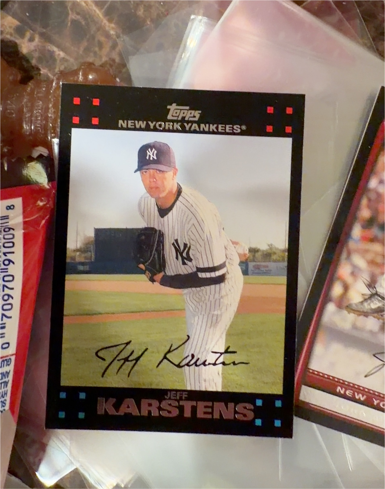 2007 Topps Update & Highlights #UH87 Jeff Karstens — front