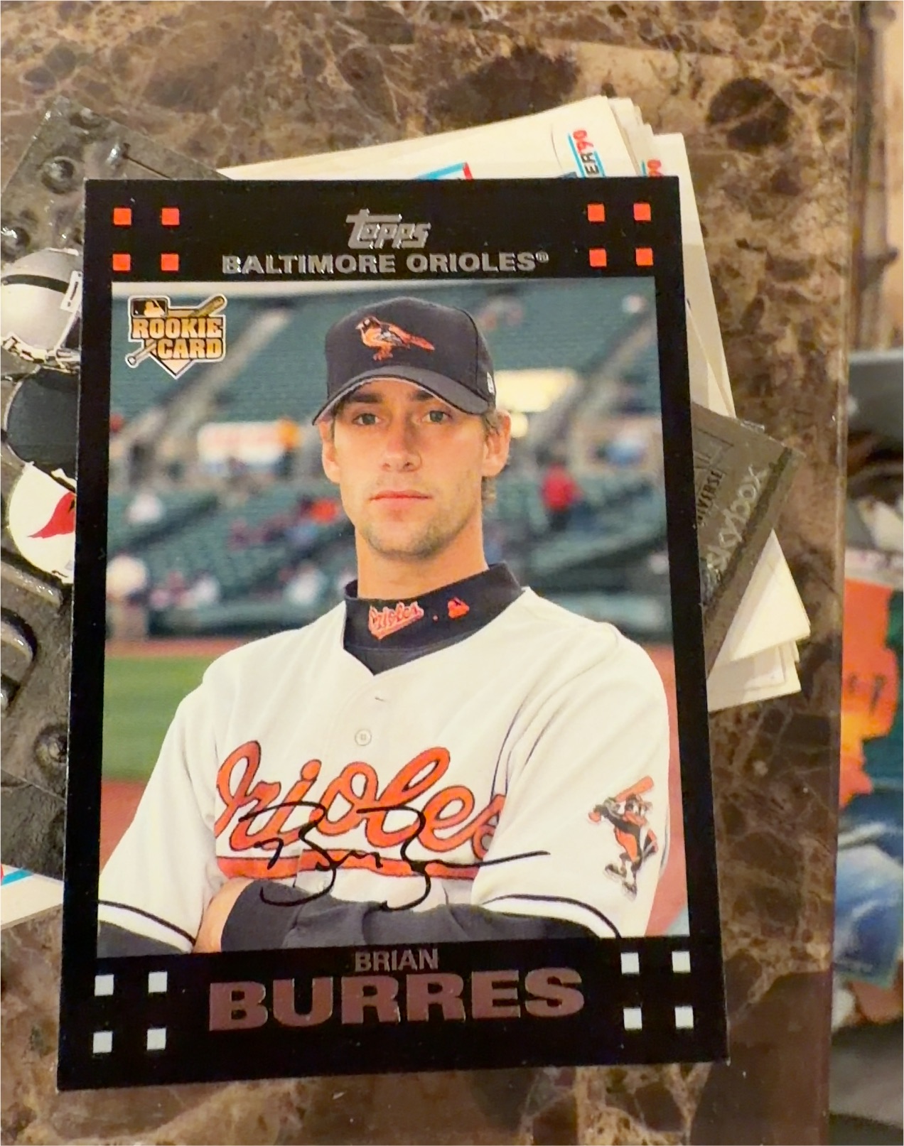 2007 Topps #289 Brian Burres — front