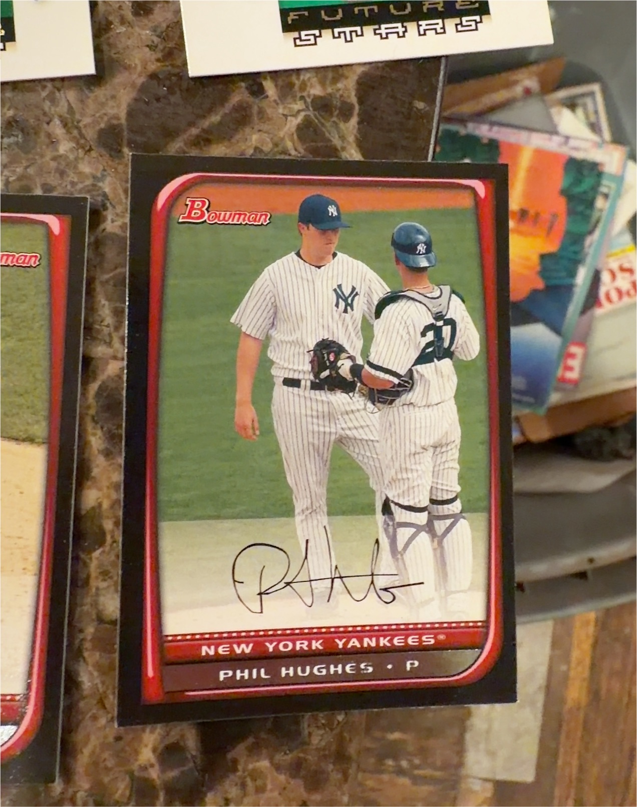 2007 Bowman Phil Hughes — front