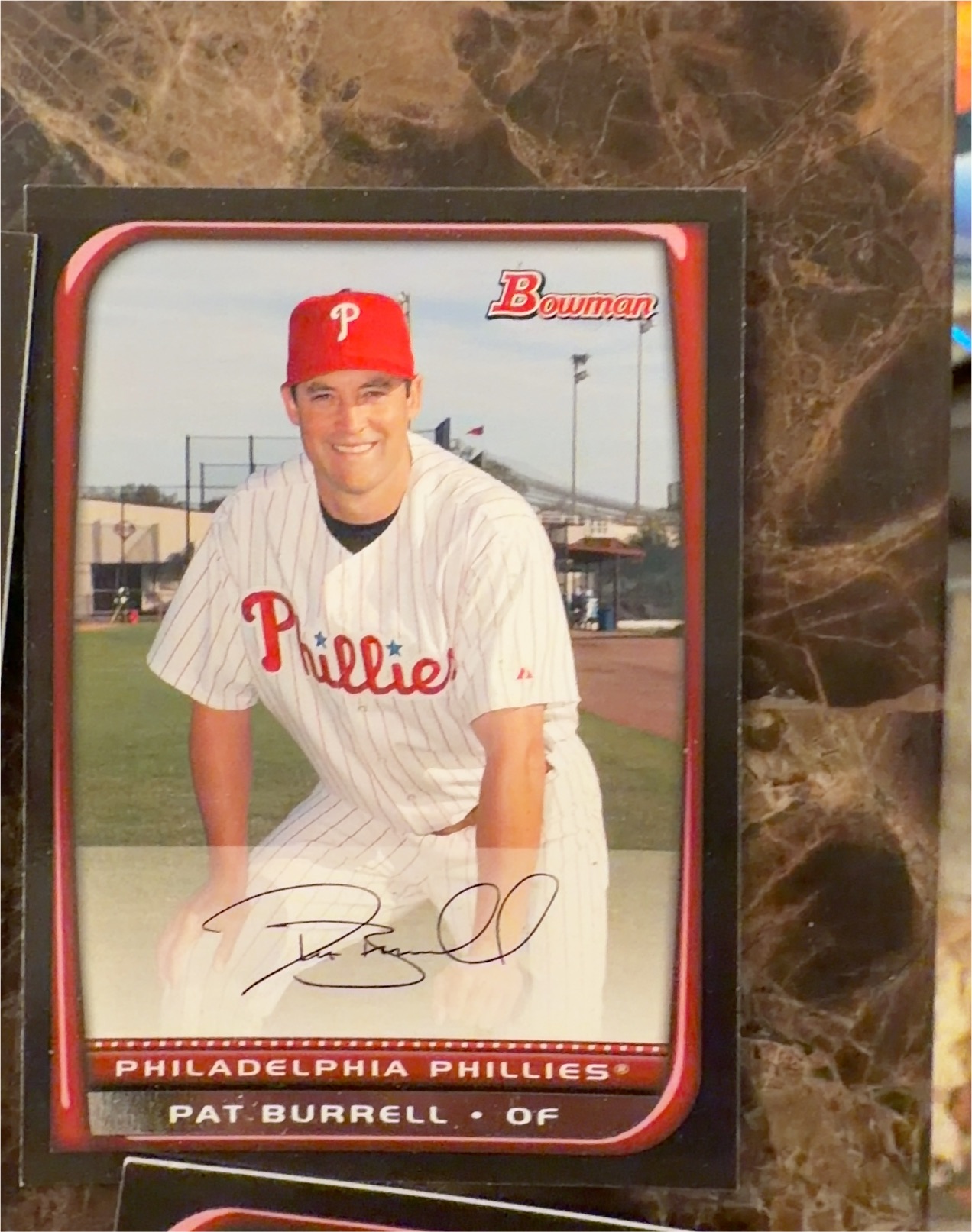 2008 Bowman Chrome #59 Pat Burrell — front