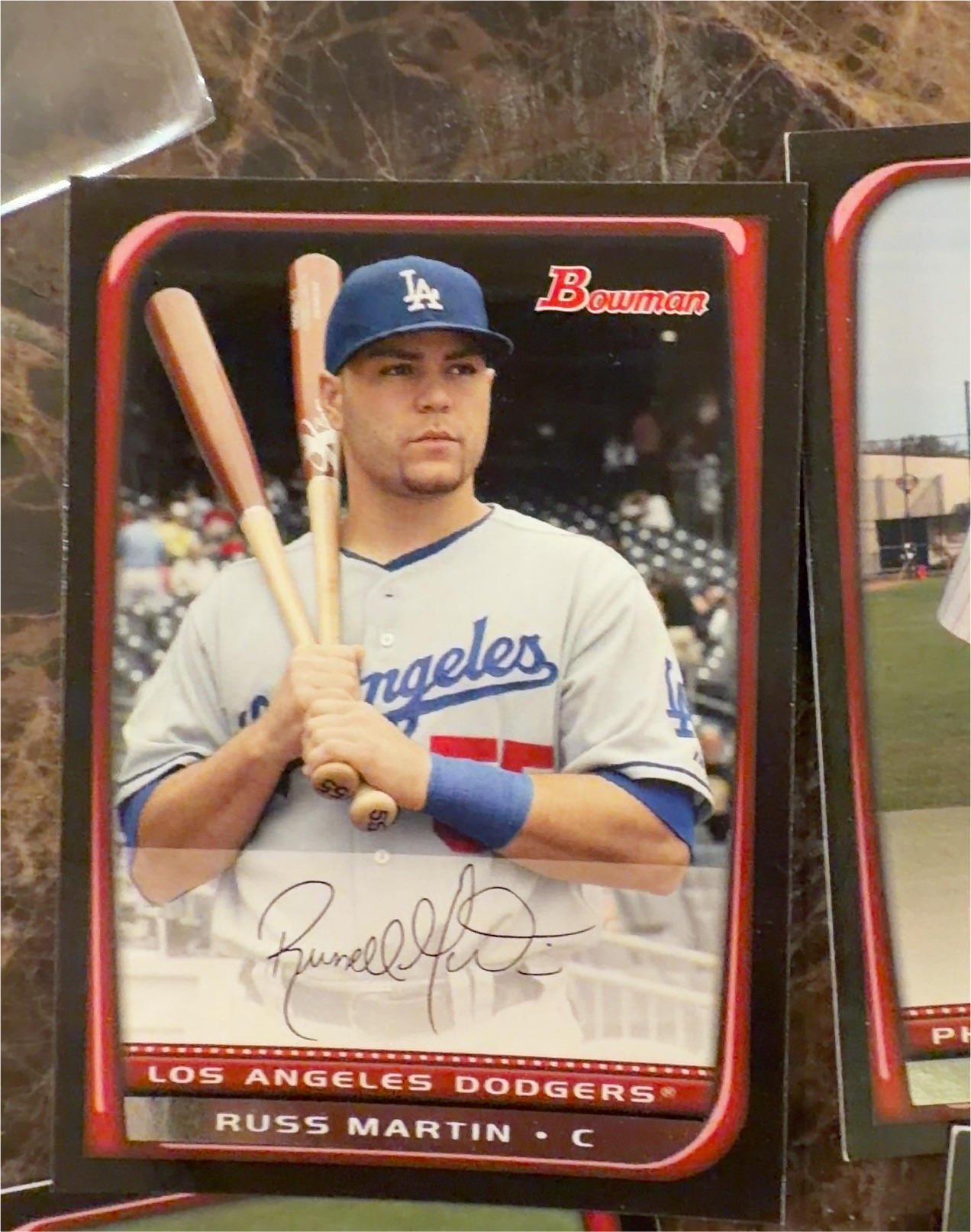 2009 Bowman #168 Russ Martin — front