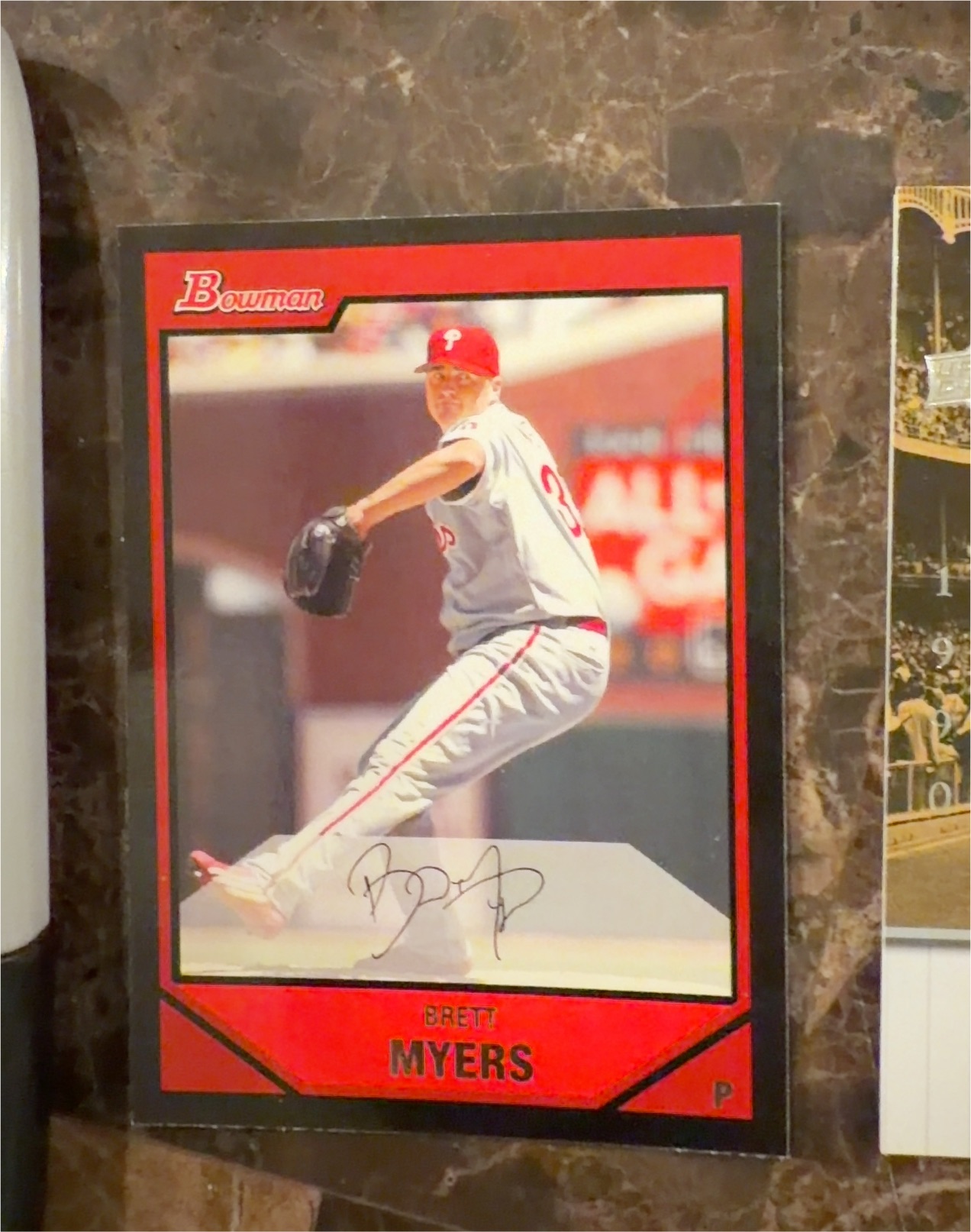 2007 Bowman #144 Brett Myers — front