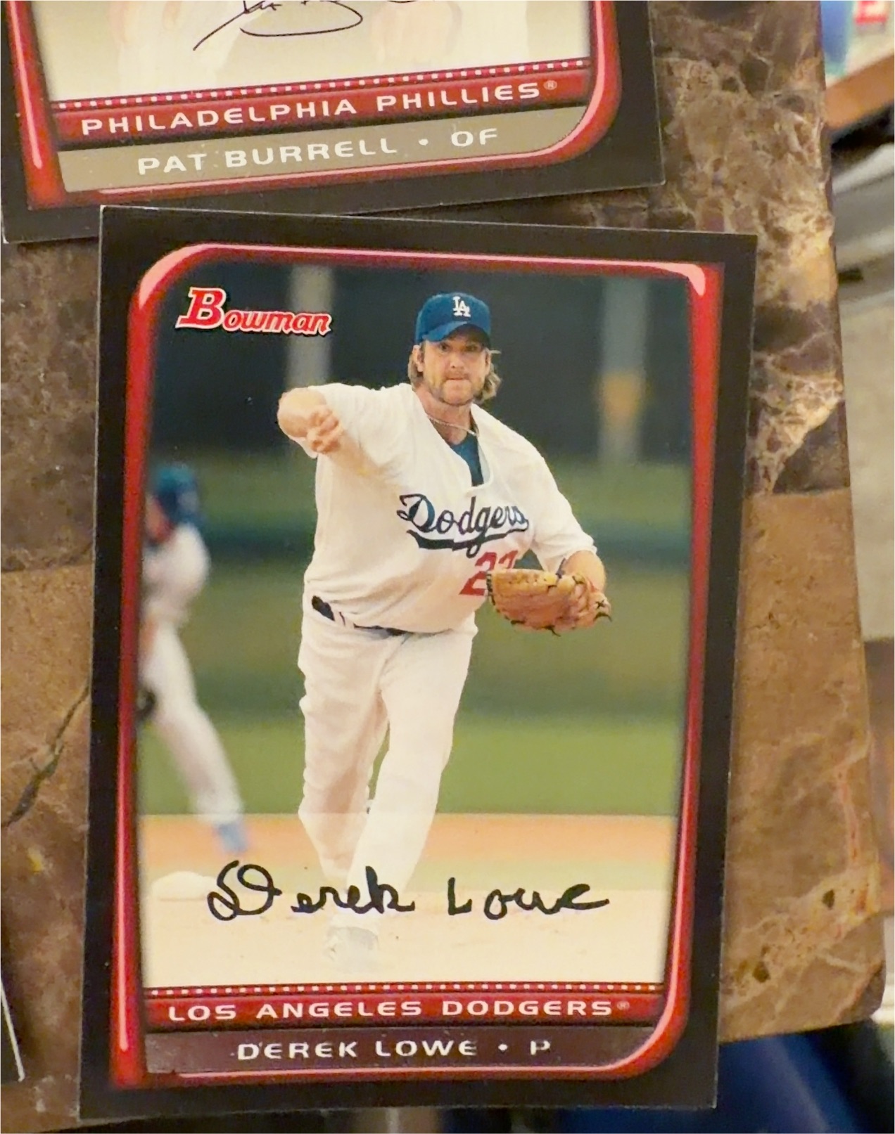 2008 Bowman #72 Derek Lowe — front