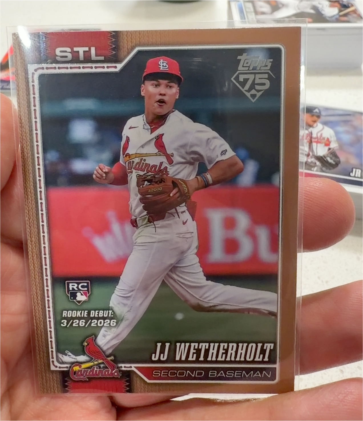 2026 Topps Update #US245 JJ Wetherholt — front