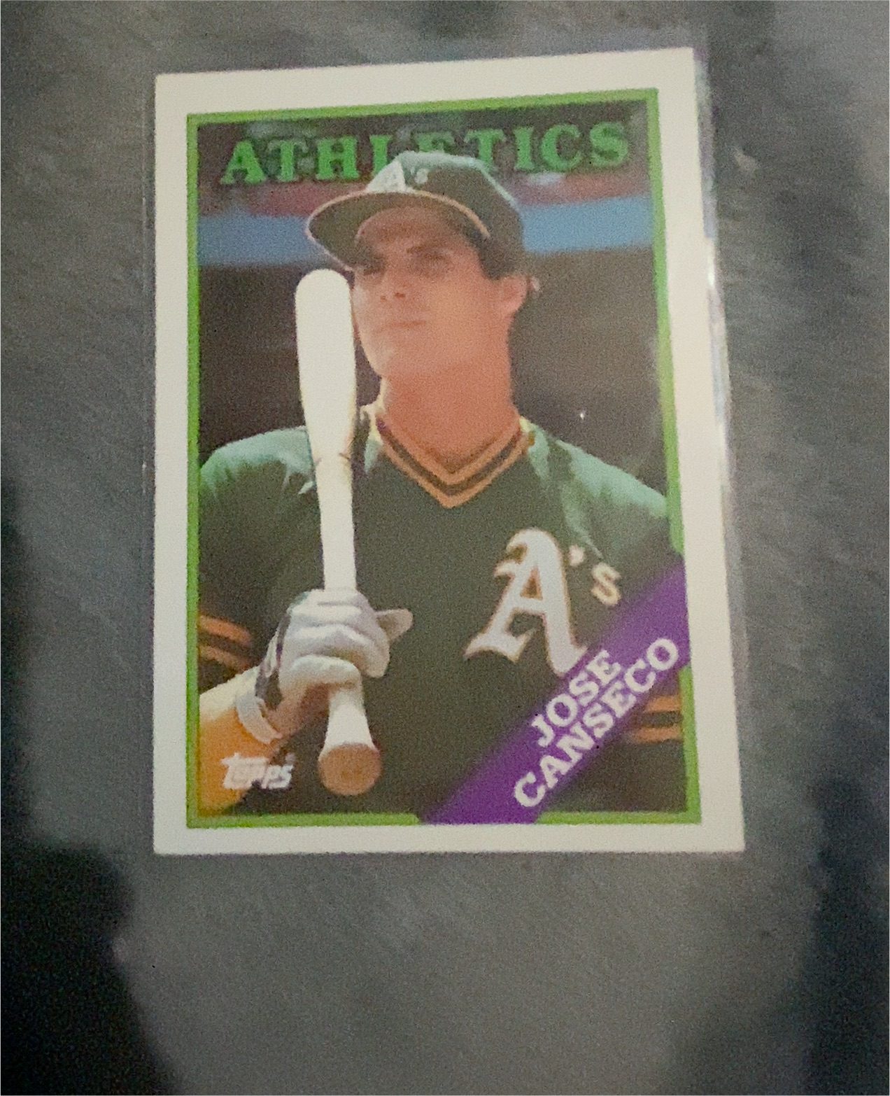 1988 Topps #370 Jose Canseco — front