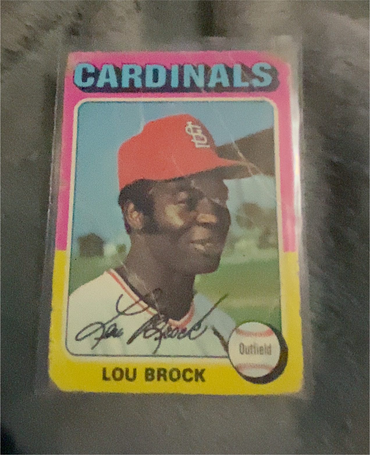 1975 Topps #540 Lou Brock — front