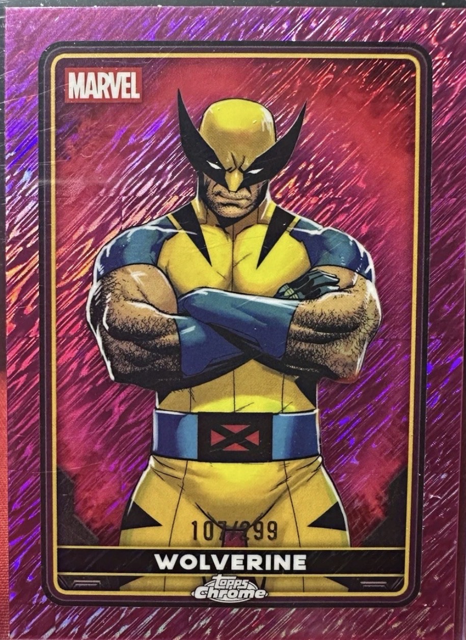 2025 Marvel Topps Chrome Deadpool #5 Wolverine — front