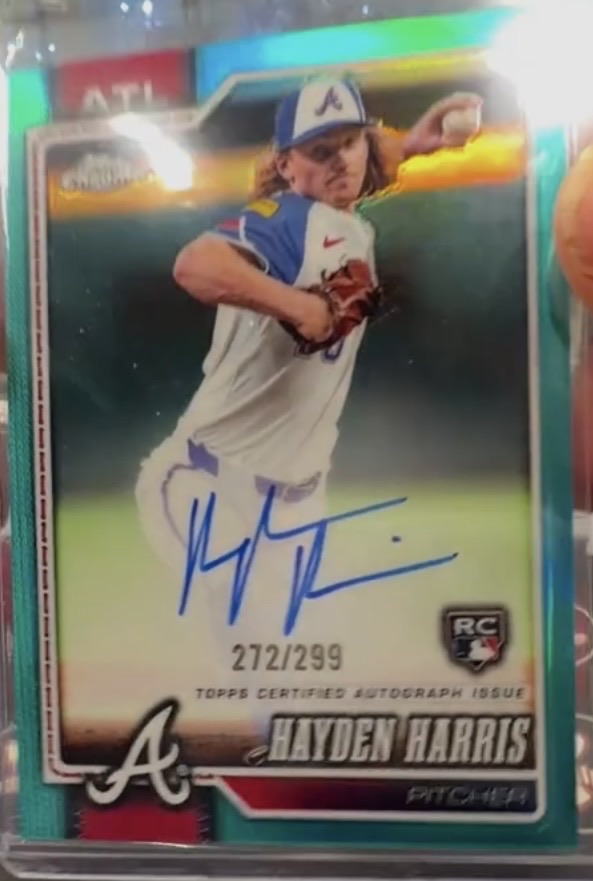 2026 Topps Chrome Rookie Autograph #RA-HH Hayden Harris — front