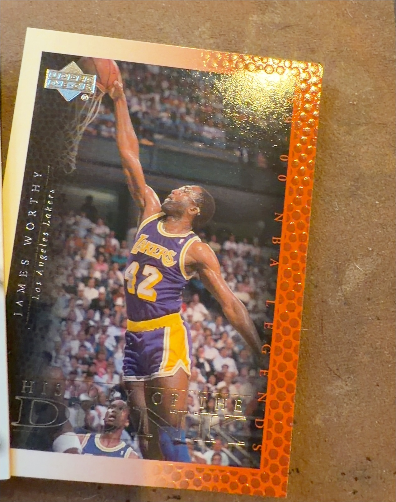 1999 Upper Deck Legends #58 James Worthy — front