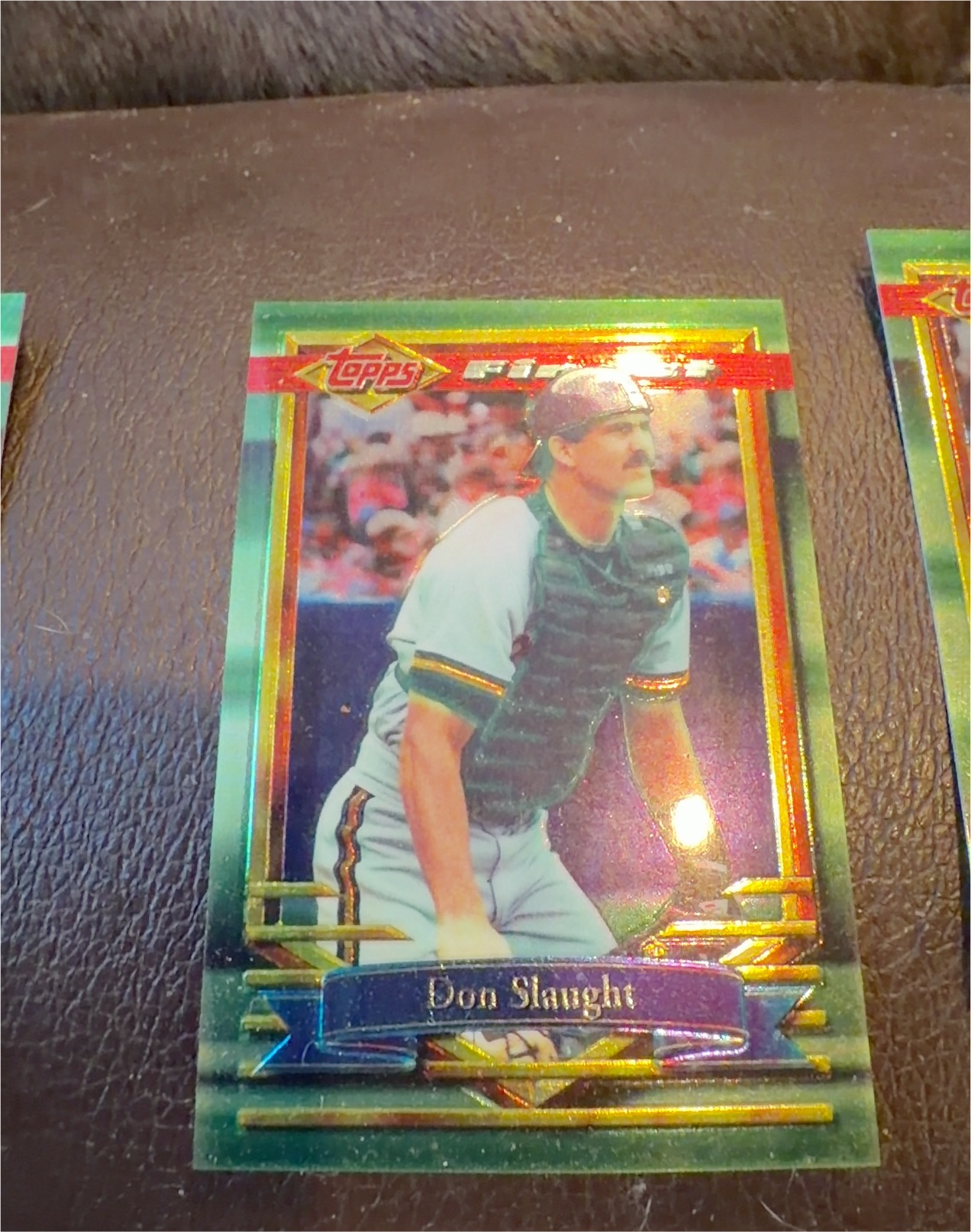 1994 Finest #127 Don Slaught — front