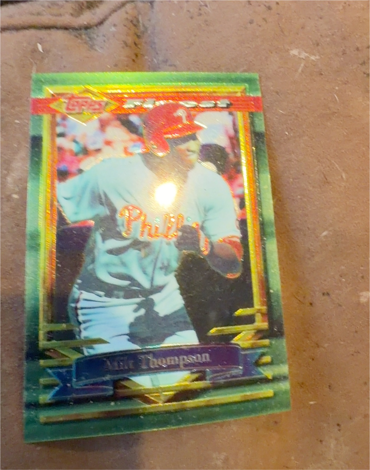1994 Finest #198 Milt Thompson — front